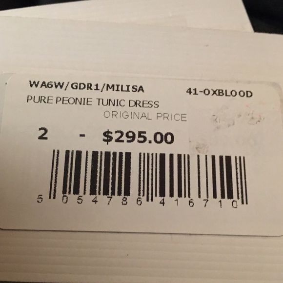 NWT $295 Ted Baker | Milisa | Pure Peonie Tunic Dress - Picture 12 of 15